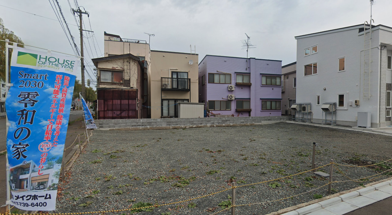 売地：青森市長島4丁目1-15